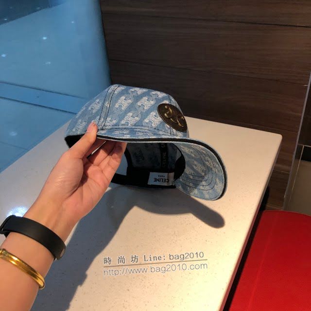 Chanel男女同款帽子 香奈兒做舊牛仔棒球帽鴨舌帽  mm1467